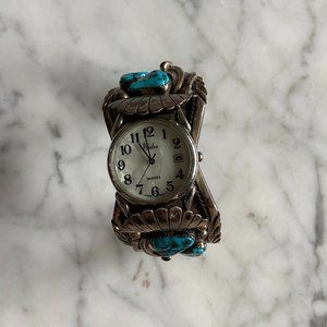 Vintage Apachito Native American Sterling Watch
